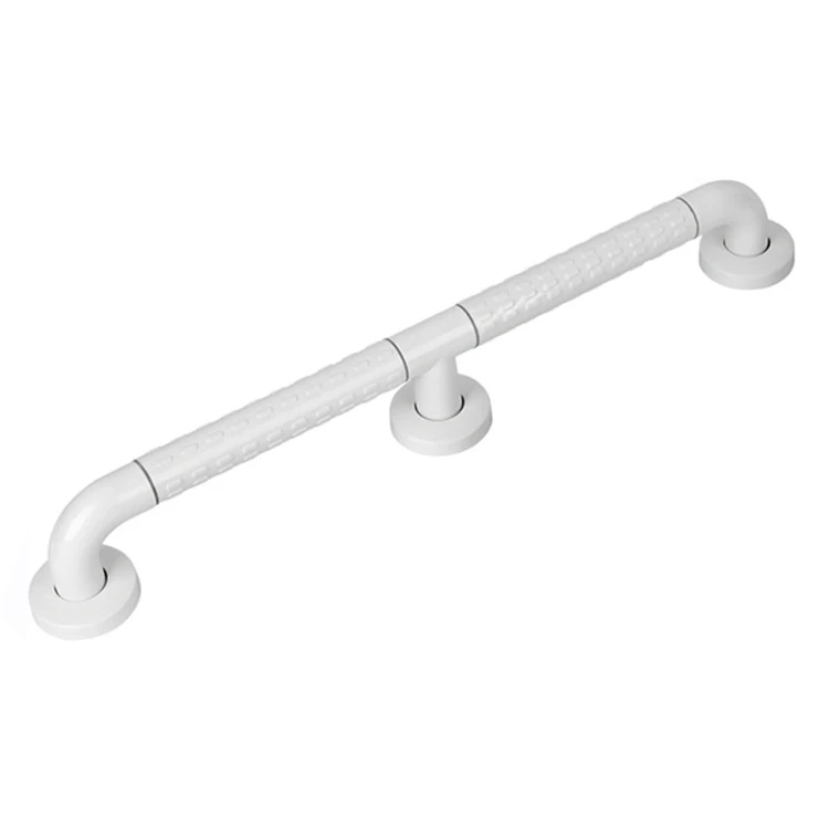 100cm Anti-skid Stainless Steel ABS Coating Wall Mounted Disabled Safety Washroom Armrest Toilet Grab Bar for Hospital Hotel