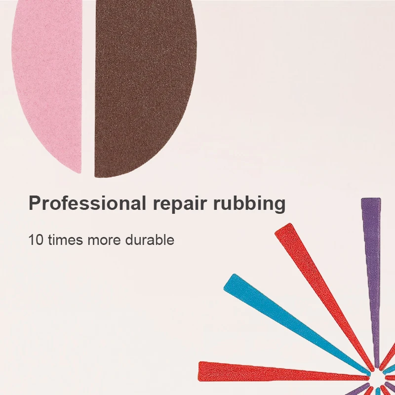 Strip Custom Printed Logo Manicure Double Side sandpaper Sponge Material Nail Art