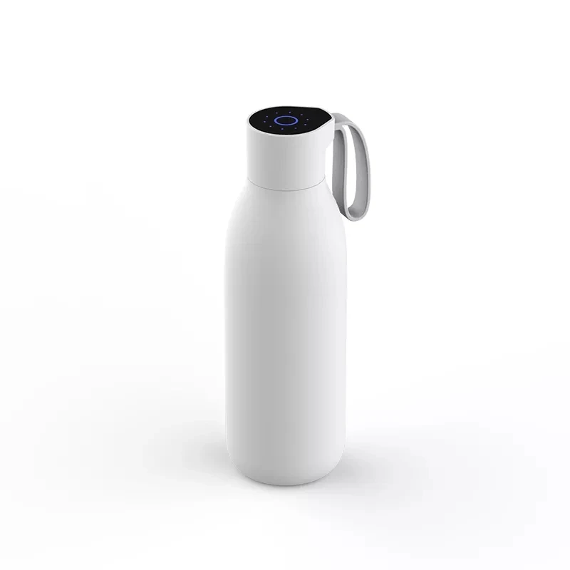 750ml Stainless Steel Large Capacity Reusable Heat Preservation Smart Uvc Water Bottle