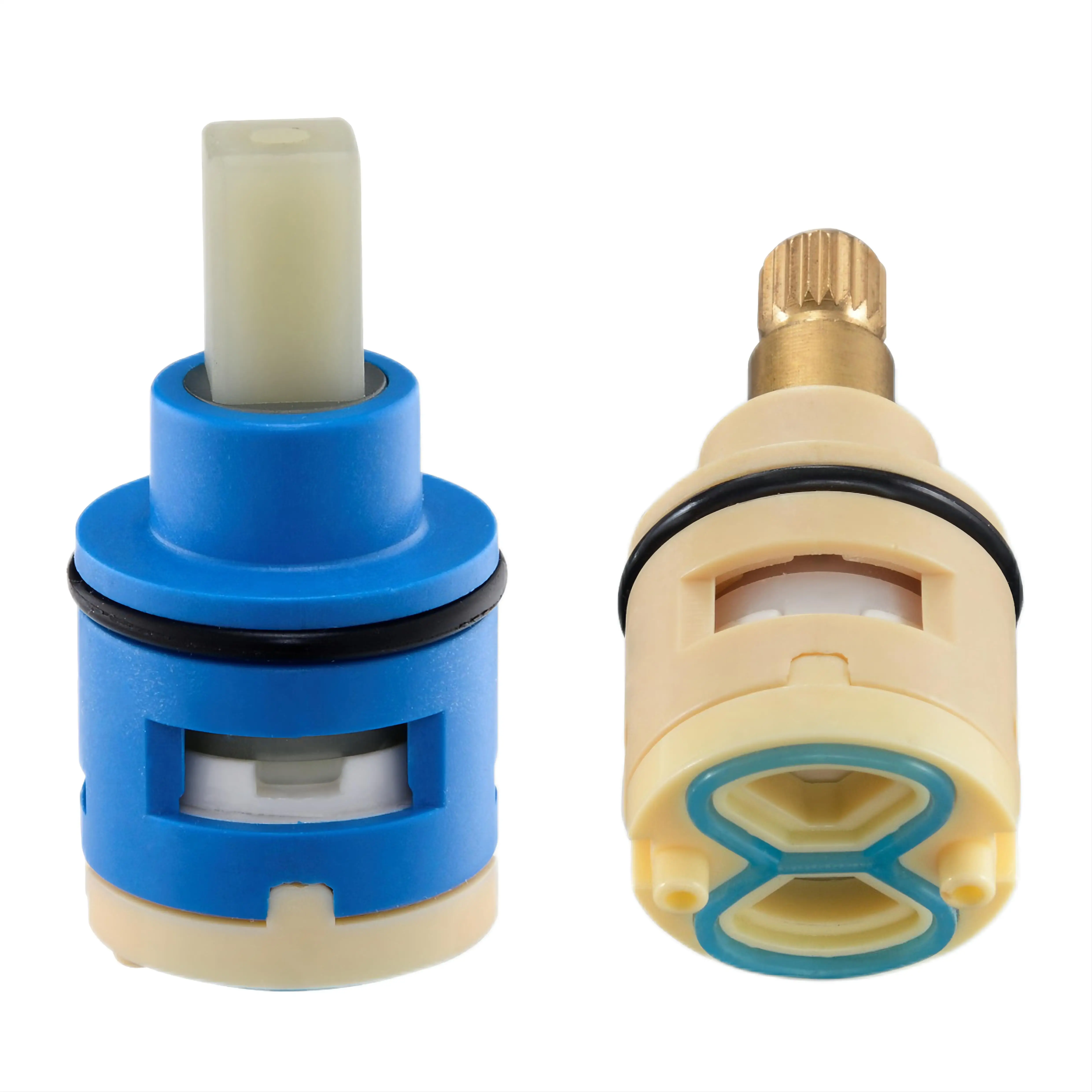 Hot Selling J2503 Faucet cartridges Ceramic spool,25mm 3-Way Diverter(Closing In Middle Position) for Kitchen/Basins etc Faucet,