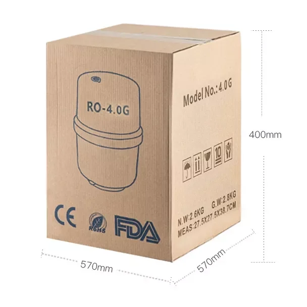 Hikins NSF 4G Plastic Home Water Filter Dispenser Ro Tanks for Sale