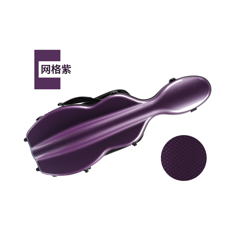 
Factory Direct High Quality professional fiberglass violin case G-1003VF cheap wholesale 