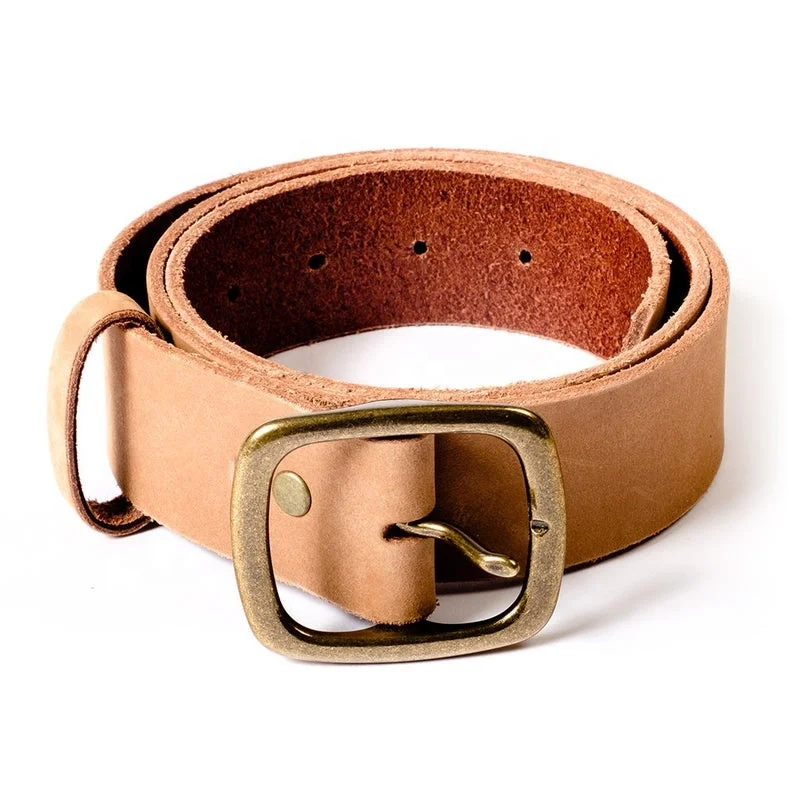 Genuine Leather Belts for Men Full Grain Hand Made Casual Dress Belt Gift Ideas MNM-0040