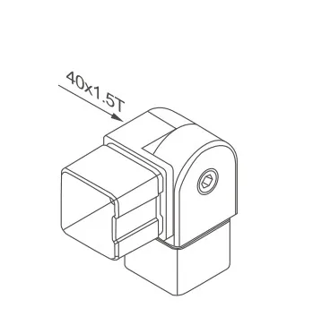 Competitive Price Mirror Casting Balcony Railing Round 304  Stainless Steel Square Tube Pipe Railing  Connectors