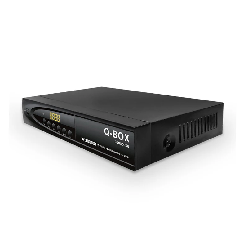 Q-BOX CONCORDE New sat star receiver decoder tv dvb-t2 streaming decoder Receiver and Recoroder COMBO T2 S2