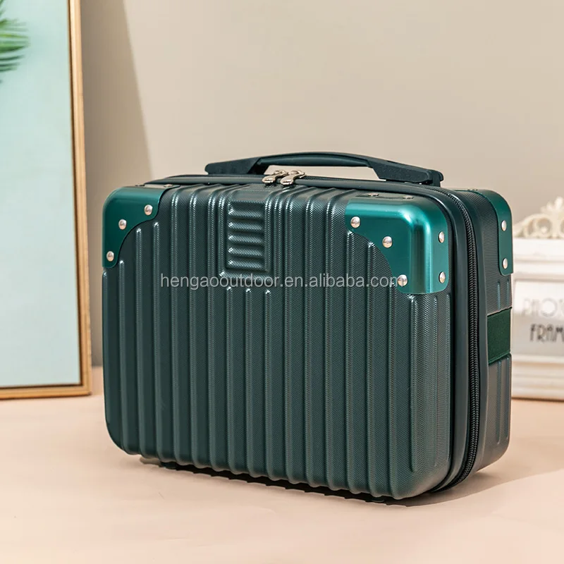 Popular Makeup Boxes Professional Beauty Organizer Case ABS Cosmetic Storage Small Suitcase