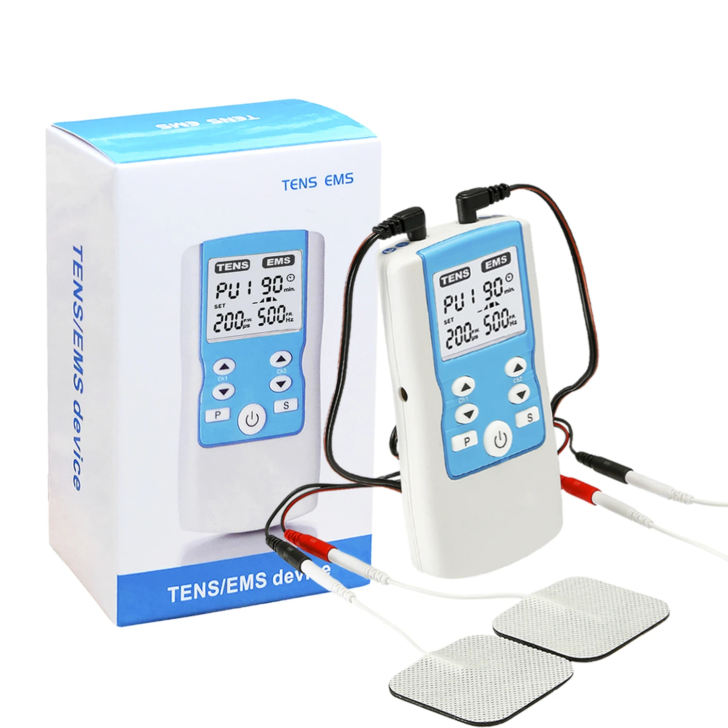 adjustable frequency pulse width 800Hz physical therapy equipments ems training pulse massager tens