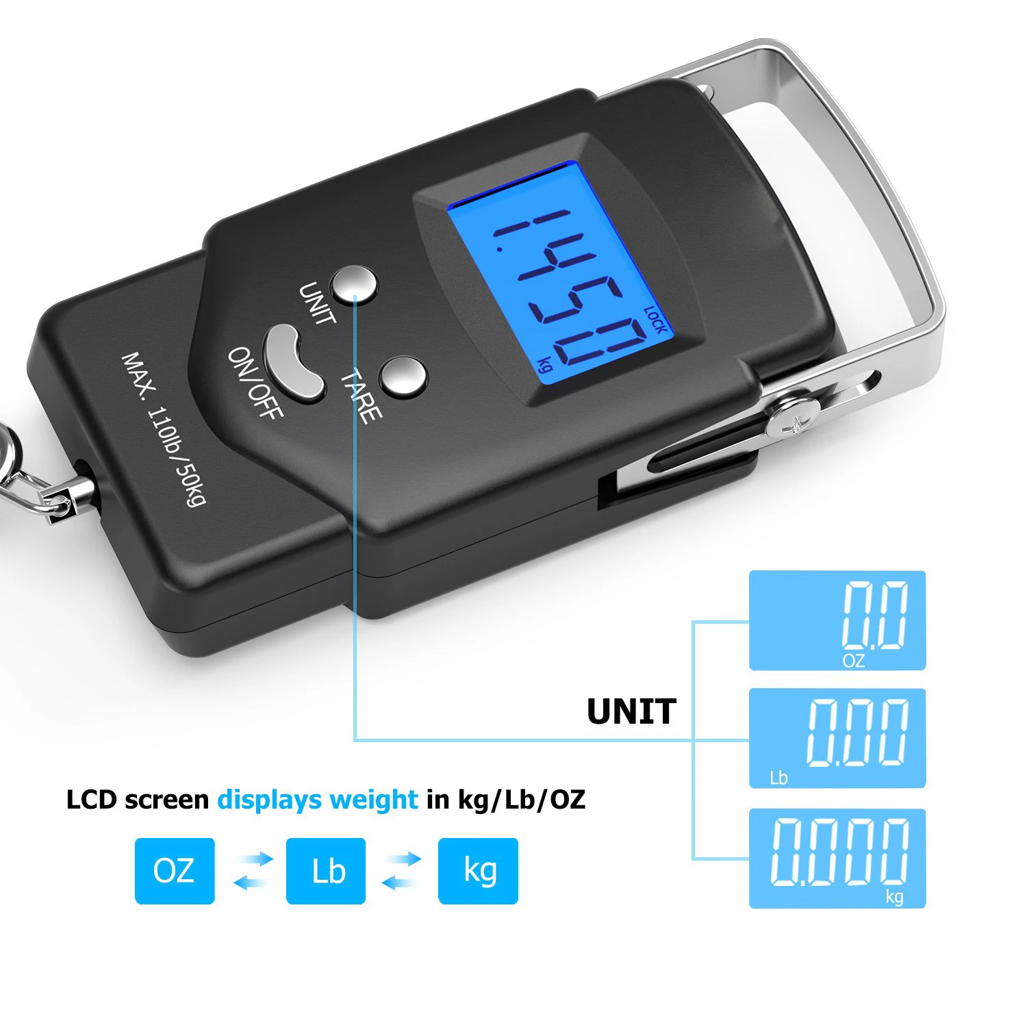 2024 Hot Selling LED Display Electronic Portable Small Express Weighing Portable Household Digital Electronic Scale