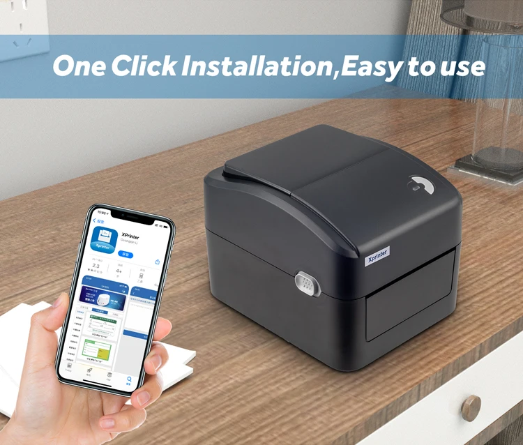 High Speed 4inch Desktop Direct Thermal Barcode Printer XP-420B With BT Shipping Label Printer 4x6 Sticker Printer Xprinter