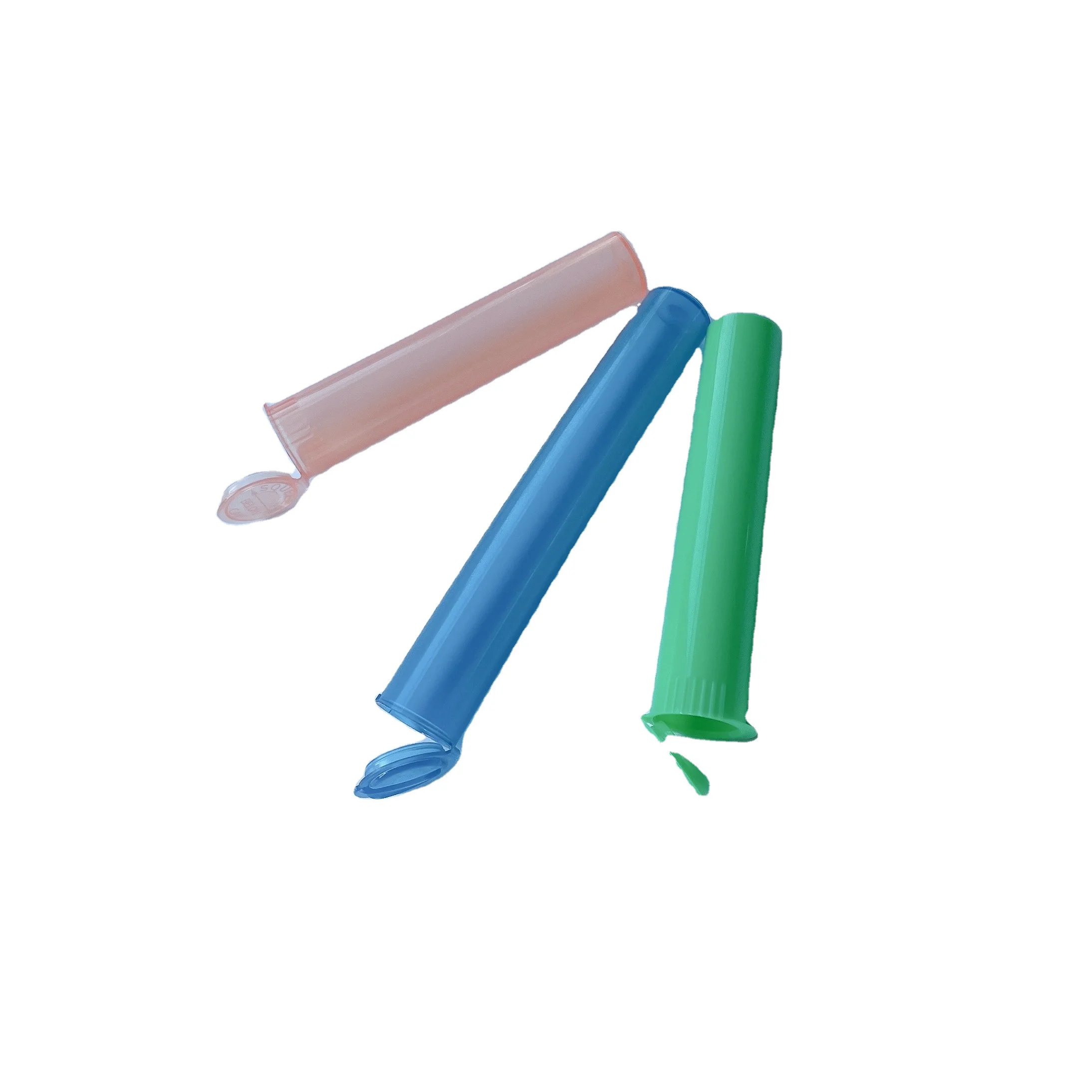 Free Sample Pop Top Plastic Packing Bottle With Hing Lid