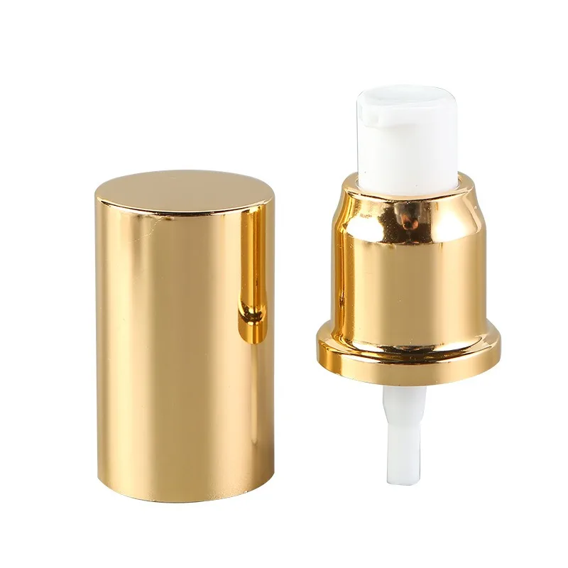 20/410 Gold Collar Lotion Cream Pump Cap Treatment Pump for Cosmetic