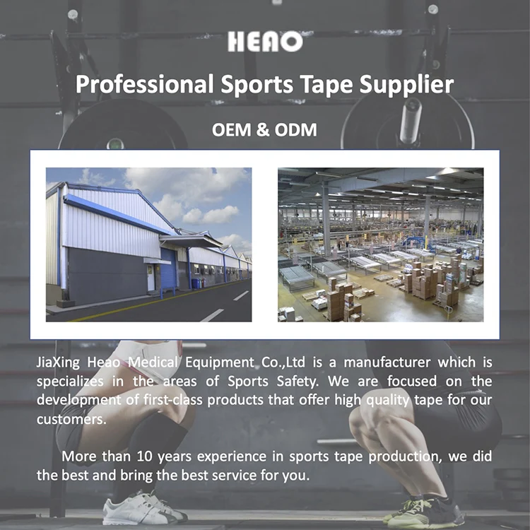 LOGO STICKER Weightlifting Sports Tape Colored Tensoplast Elastic Adhesive Tape