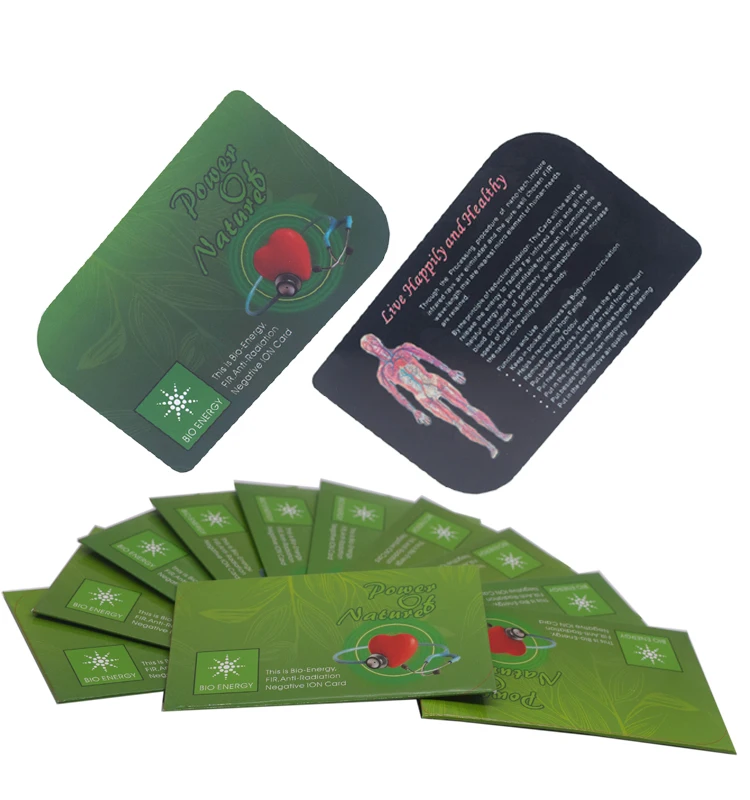 Wholesale Quantum Energy Card Power Of Nature Bio Energy Card Negative Ion  Over 2500cc Card