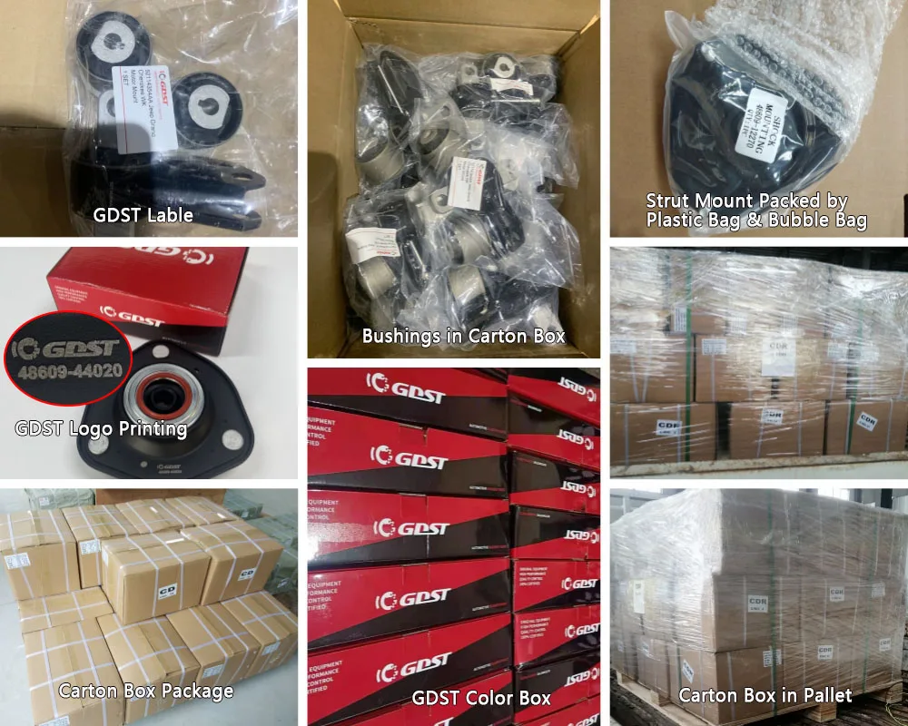 GDST OEM ODM Customized 5085461AB Top Front Alxle Auto Rubber Strut Mount Front Strut Shock Mount for JEEP COMPASS DODGE CALIBER