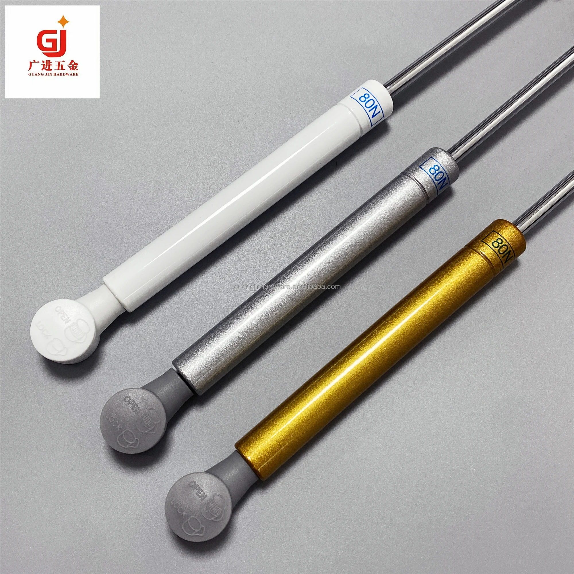 Furniture Hardware kitchen cabinet spring Straight Arm Pneumatic Flap Lid Stay Door gas spring lift