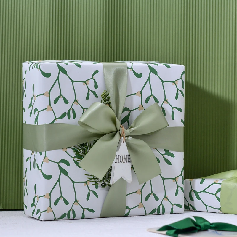 1.5 inch Polyester Green colors 38MM Solid Color Double Faced Satin Ribbon For Gift Bows 100 Yard Roll