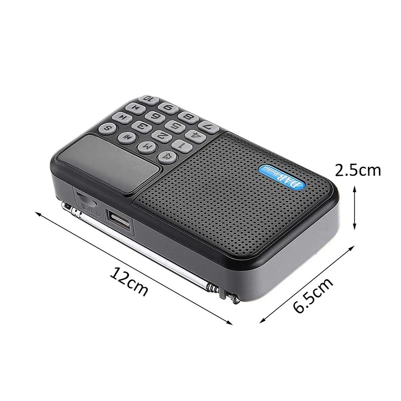  DAB-P8 портативный DAB/DAB + FM цифровое радио с синий зуб динамик и TF карты USB