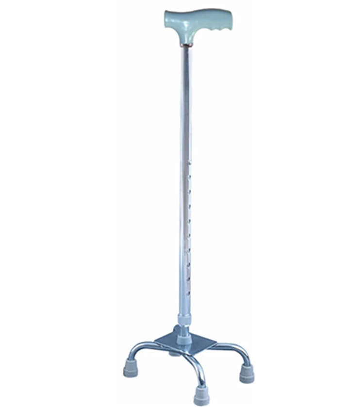 Adjustable height for the disabled or elderly Four canes provide support and stability when walking