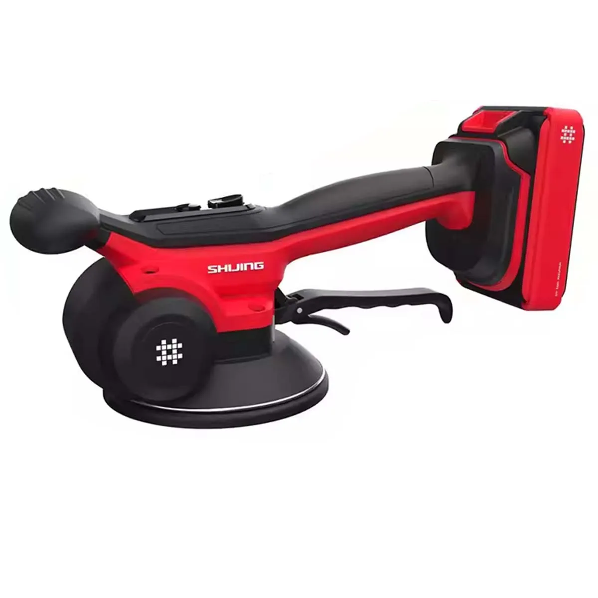 In Stock Ceramic Tile Tiling Vibrator Tile Laying Machine with High Power and Long Endurance Thickened Rubber Suction Cup