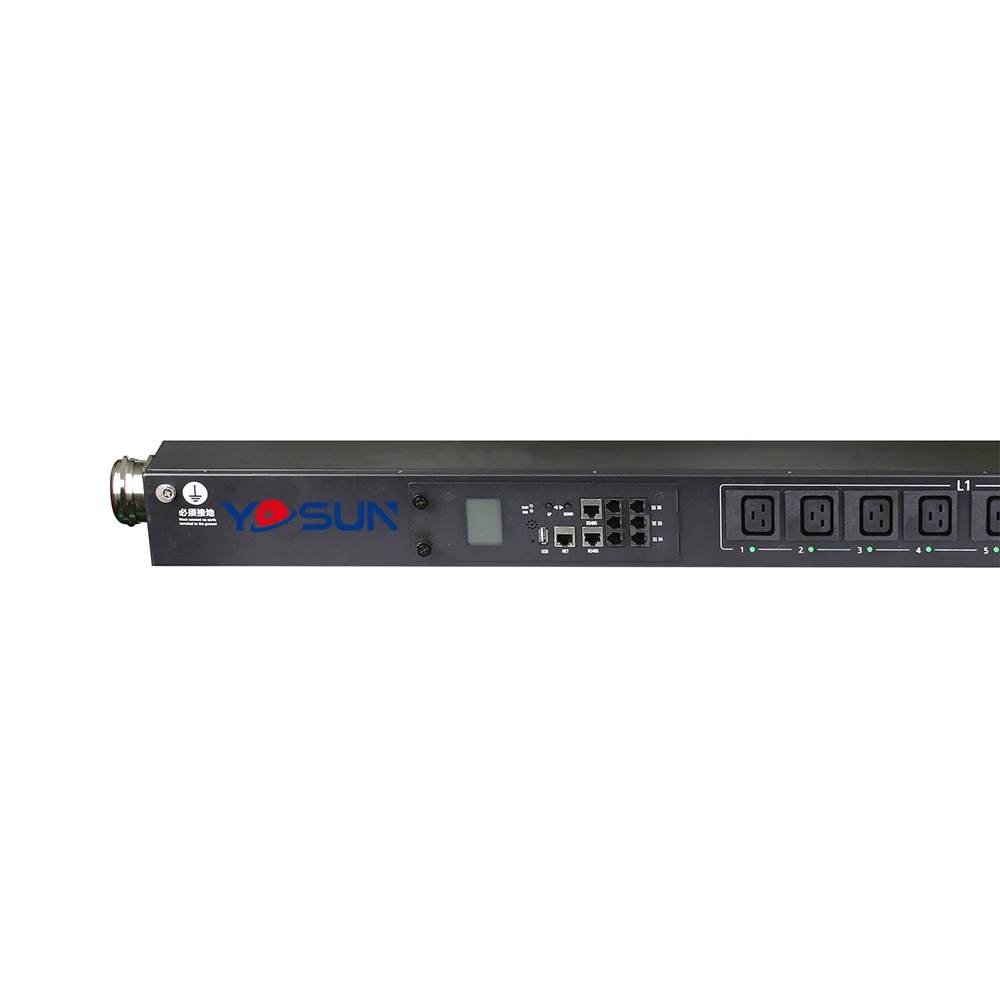24 способа IEC C13 C19 80A 100A 125A сверхмощный 90KW Smart PDU для