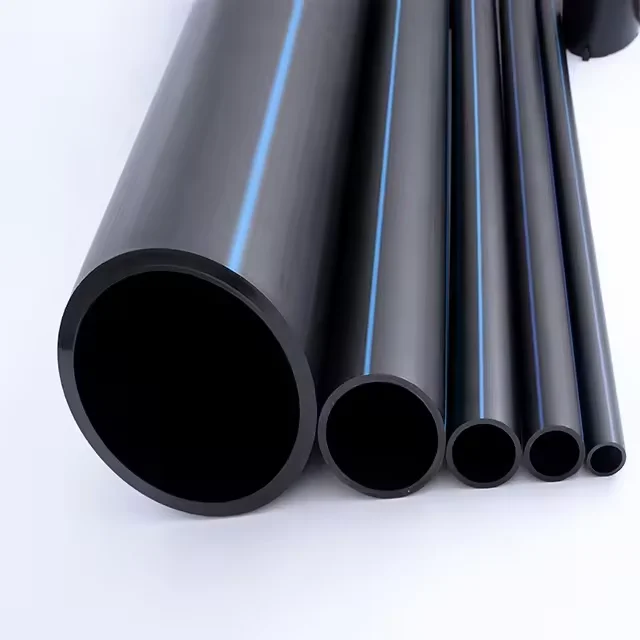 Различные диаметры Hdpe пластиковые трубы 3-дюймовые оросительные Pn25 черные водопроводные рулон