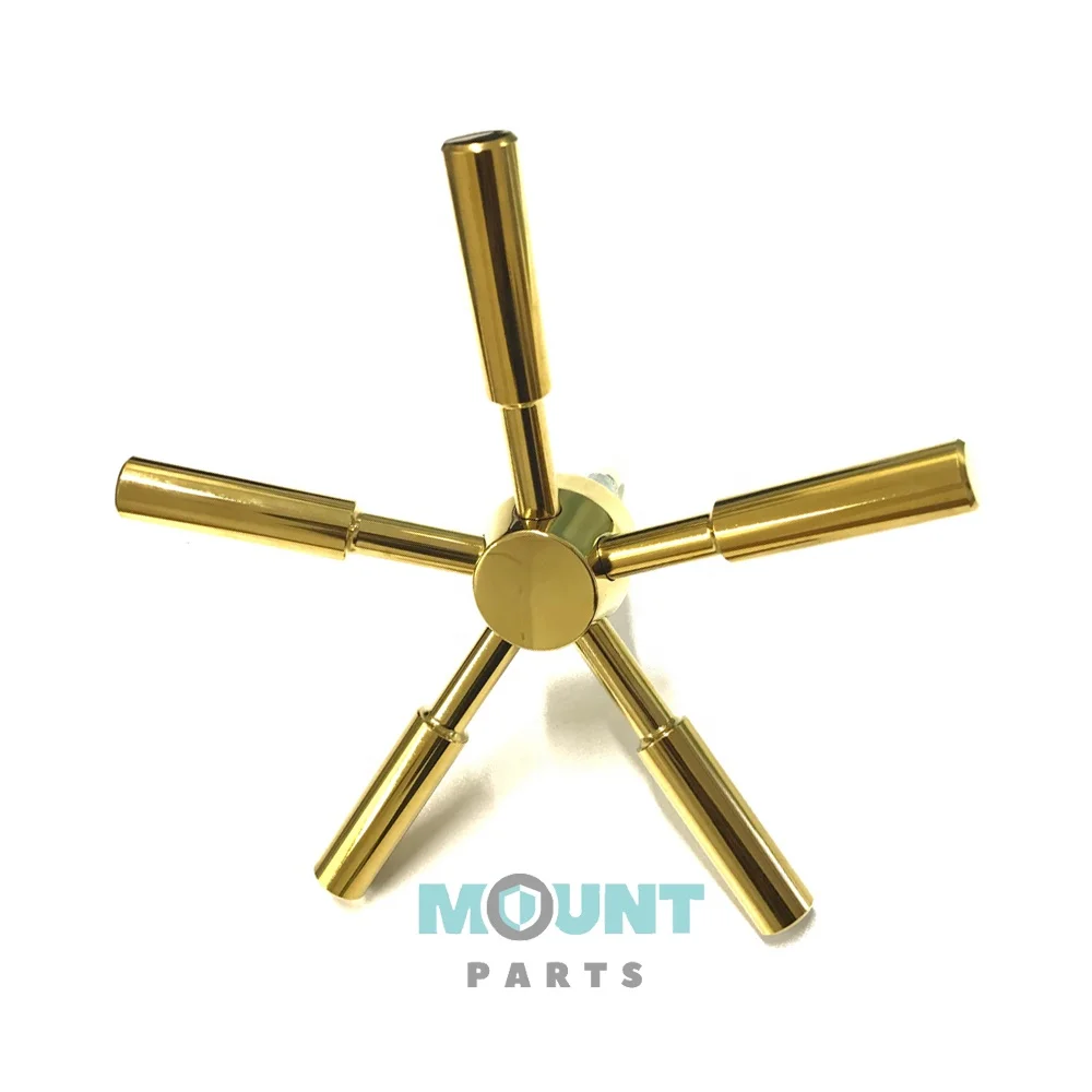 Сверхмощная стальная Золотой хром 5 рычаги Оружейный сейф шкаф дверные безопасные ручки