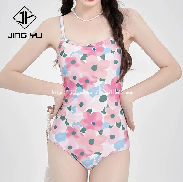 Latest Wholesale Custom Design Printed Fabric swimsuits for women print one piece sexy swimsuit swim swimsuit one piece custom