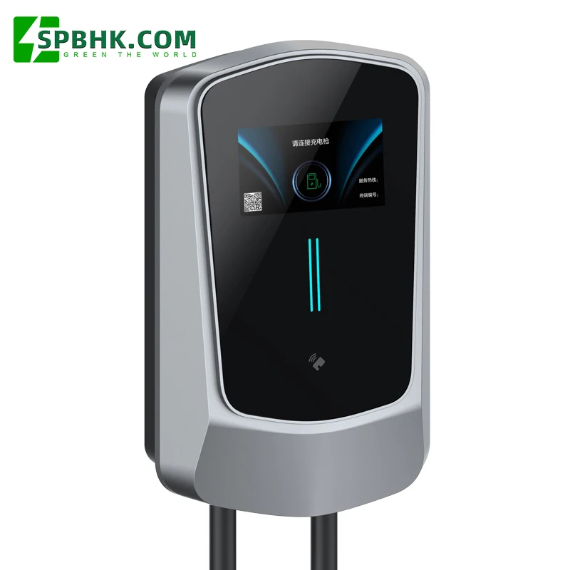 Type2 7kw Wallbox Charger 32A Single Phase EV Charger Electric Vehicle Charging Station for Home Use