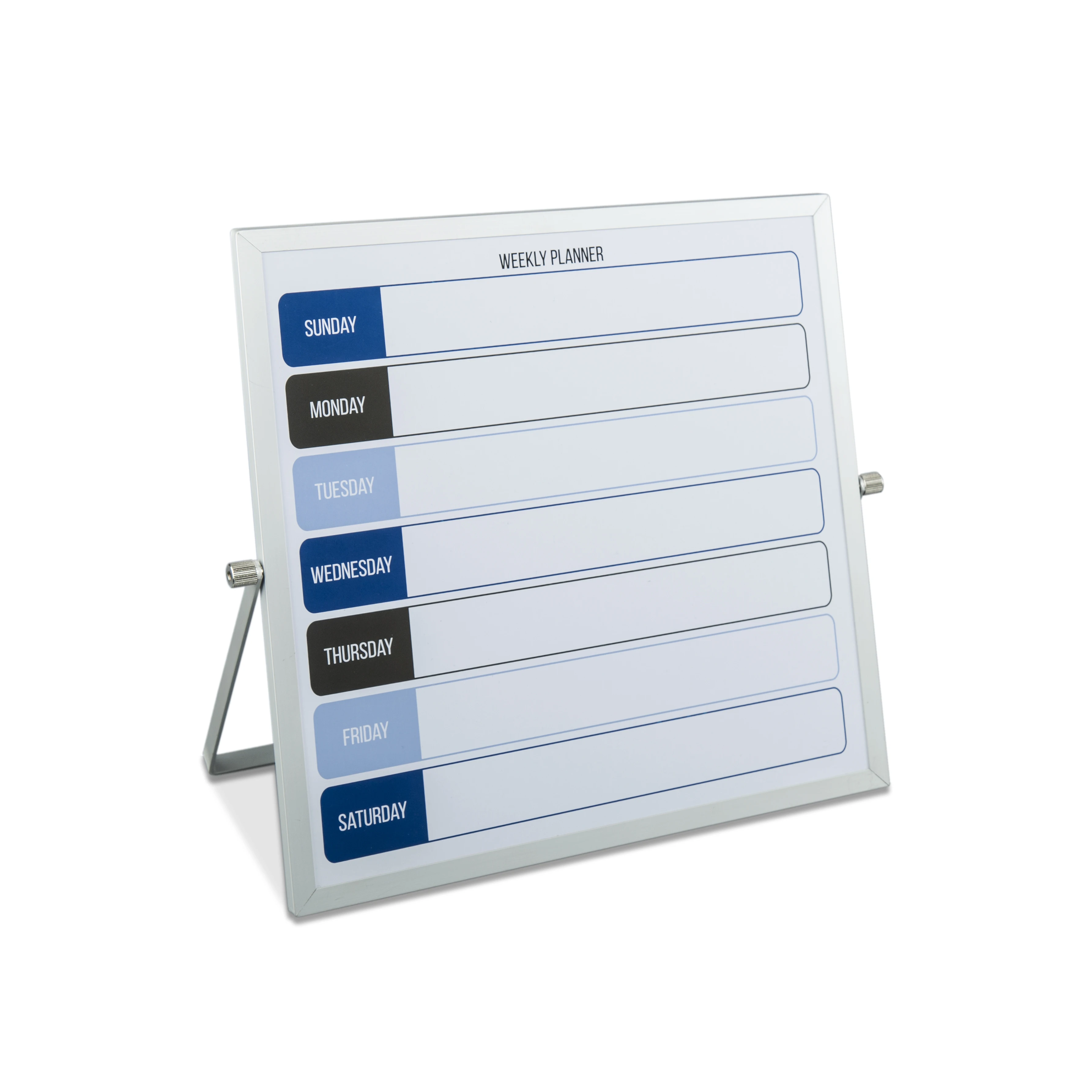 Aluminium Frame Desktop White Boards 10X10 8x12 Inches Weekly Planning Memo Notice Writing Calendar Board For Home Office