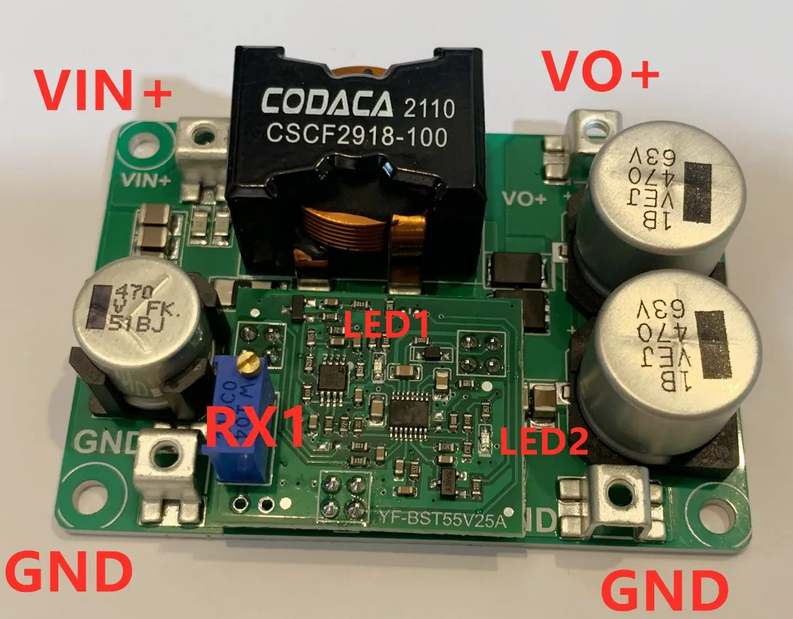 very good quality 300w 500w 12V 14V 24V to 48v 24v dc 5-32v to 9v-52v step up boost power converter 12v 48v