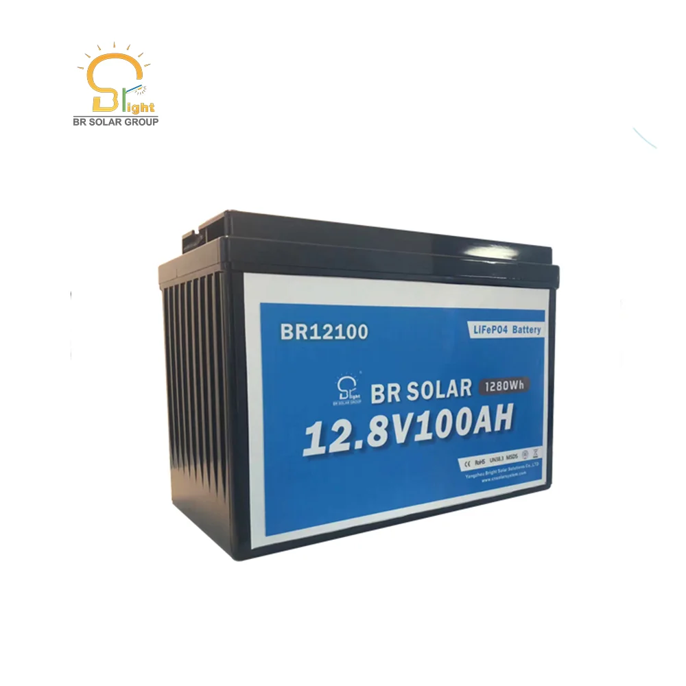 BR Солнечная литиевая батарея 24v 48v 250ah lifepo4 аккумуляторная 25 6 v 100AH литий-фосфатная