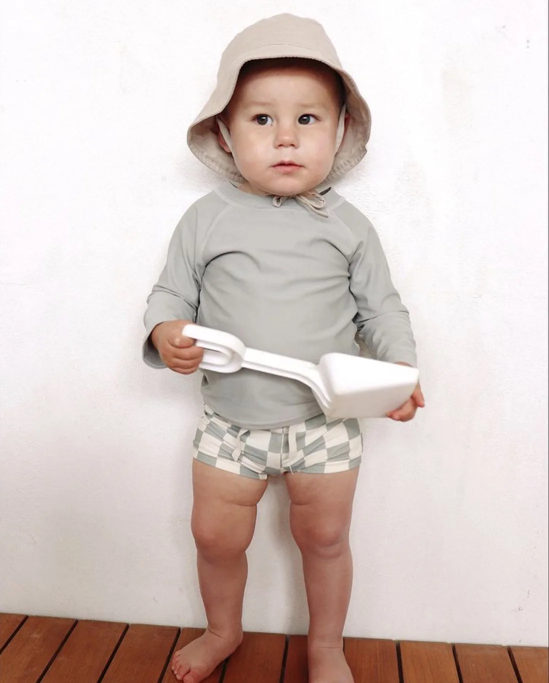 HAOUME Custom Lovely Kids Swimsuit Child Bikinis Girls Boys Two-Pieces Beachwear Swimwear Baby Swimwear Set For Girls And Boys