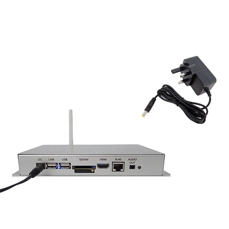 2k Auto Play RK3568 Advertising Media Box with CVBS+VGA+ SD+ USB digital signage and displays advertising equipment windows11