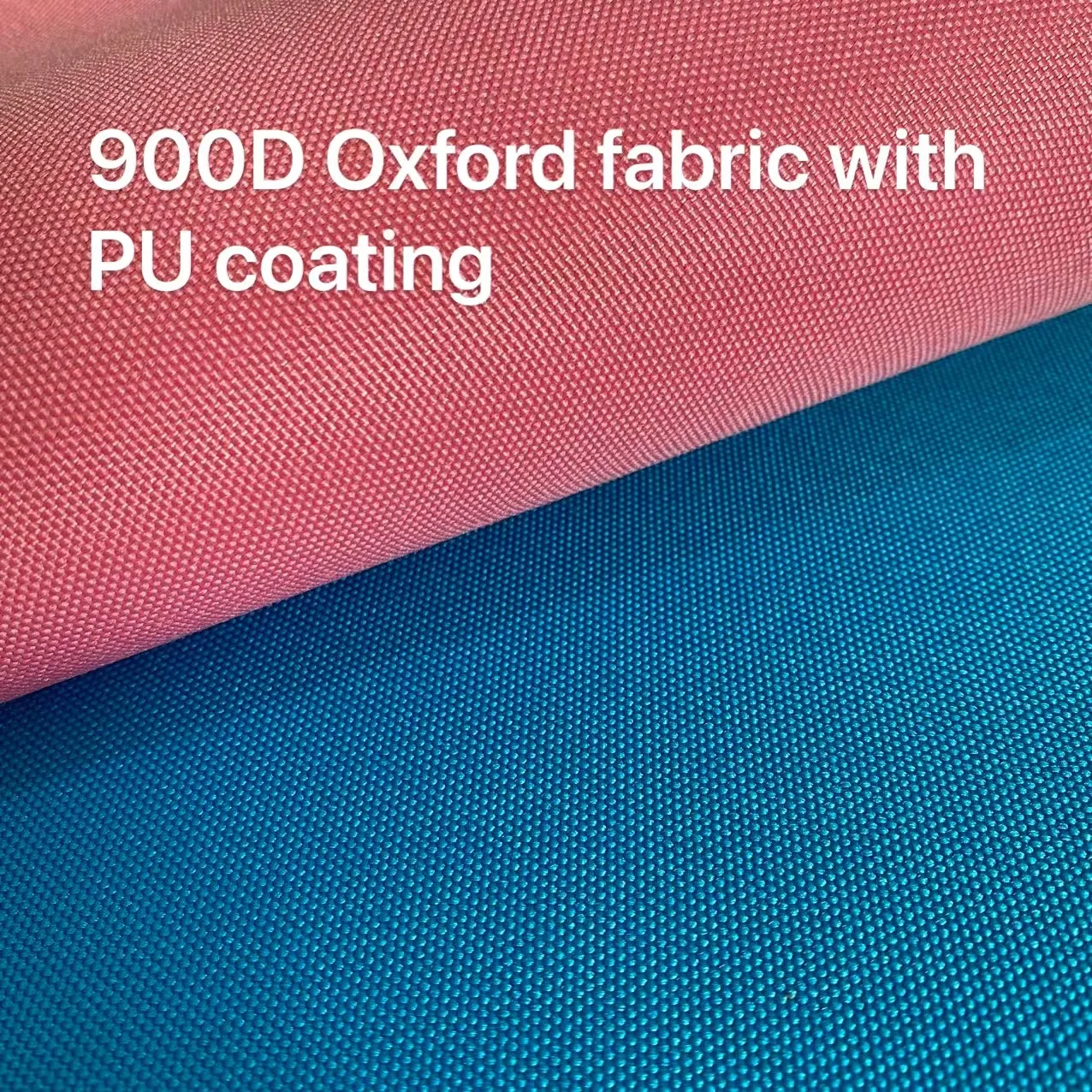600D*600D 1000D 900D 1200D deniers polyester DTY fabric PVC Pu coated  Oxford fabric bag tent fabric Reach Rohs Prop65