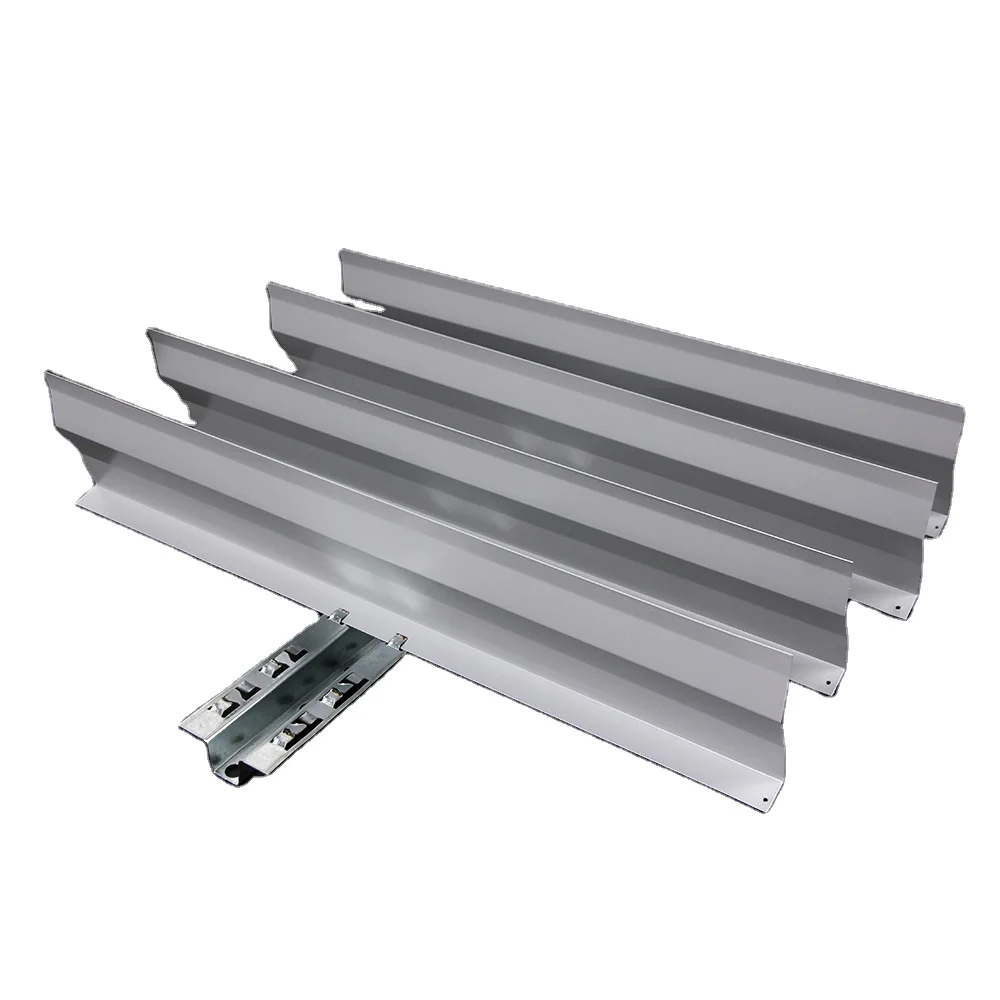Aluminium blade ceiling aluminum baffle ceiling false ceiling