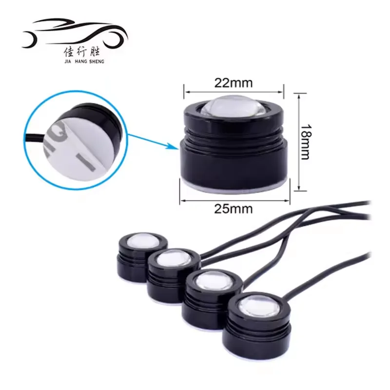 JHS Eagle Eyes 5630 2SMD Fog Lamp 12v 5630 2SMD Headlight 3W Daytime Running Light Turn Signals light for car