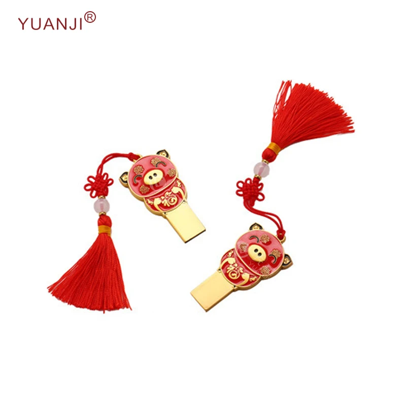 Professional Factory Manufacturer and Unique Design Cartoon Pig USB Flash Drive