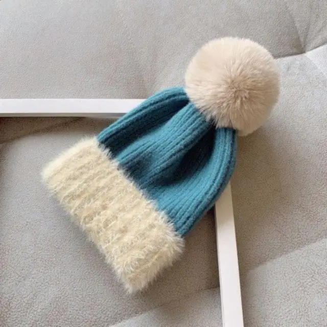 Wholesale Winter Knitted Hat Beanie Hats Personalised Custom Adult Embroidery Winter Hat