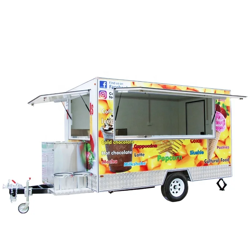 Best Design mobile Food Trailers/Mobile Kitchen trailer For Sale