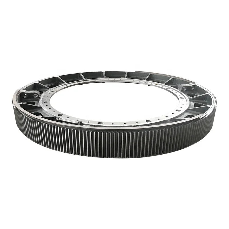 
Шаровая мельница диск S45C литой стальной изготовленный на заказ внешний роторный сушильщик зубчатое колесо вращающийся стальная труба большого диаметра зубчатый венец  (62418300626)