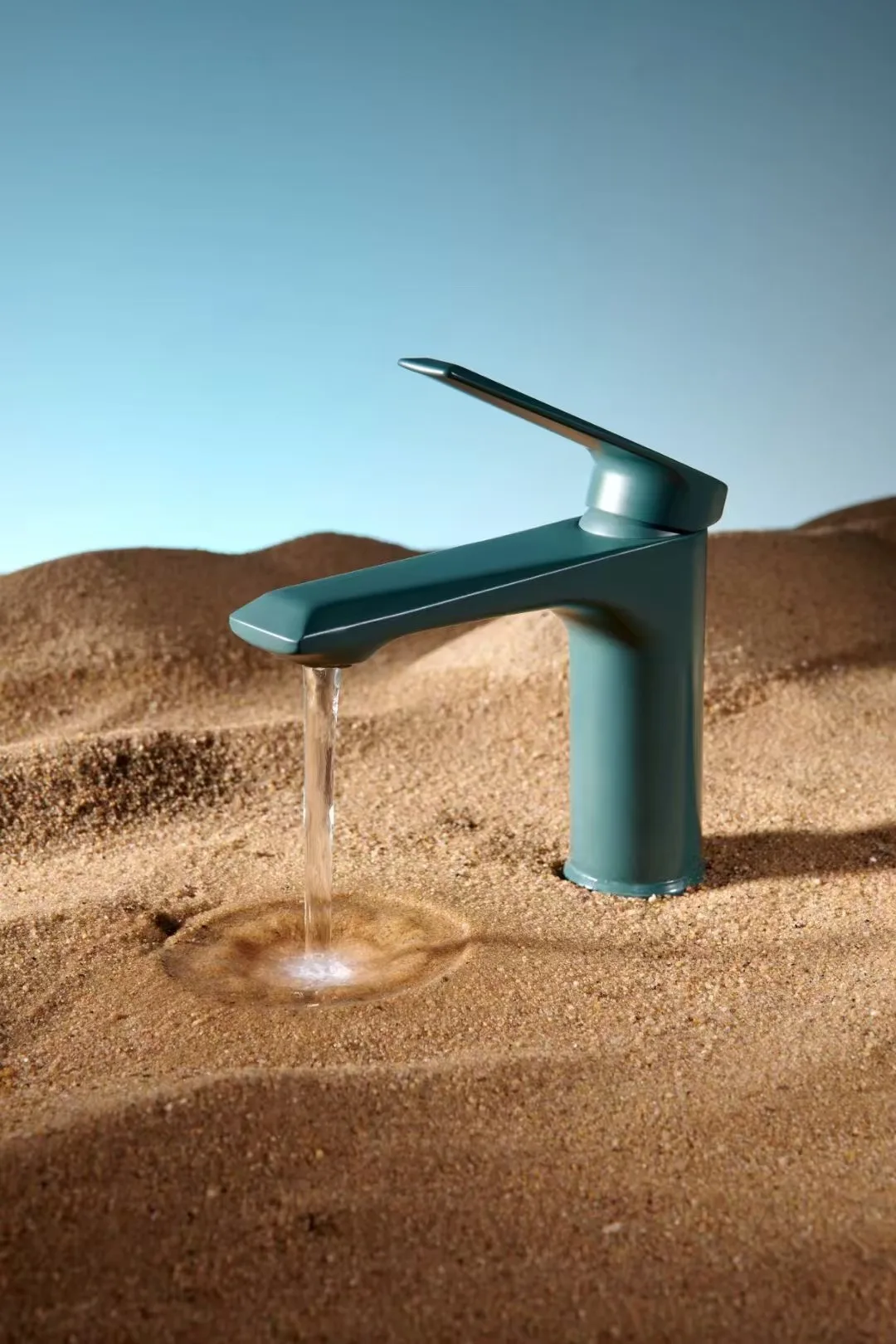 NES-FA6  2024 new all-copper extended basin faucet Hot and cold faucet single-hole bathroom washbasin anti-splash faucet