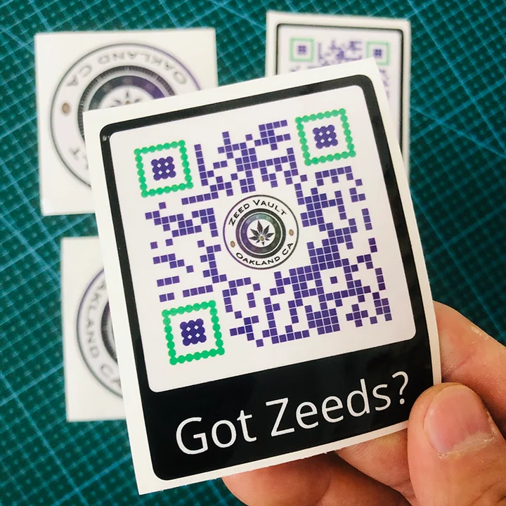 Высококачественная наклейка с кодом Qr супер прочная и водостойкая QR наклейкой