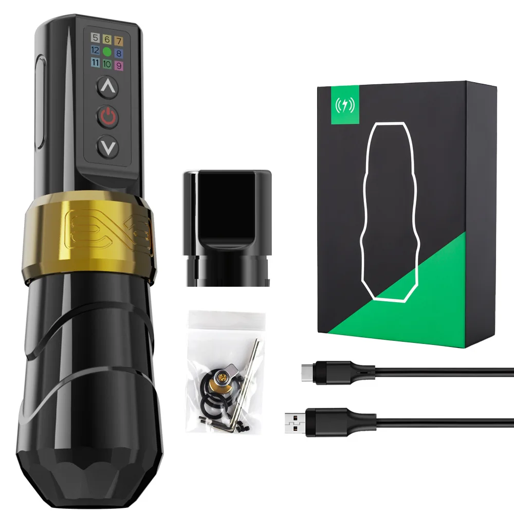 Wholesale Flux Tattoo Machine Liner Shader Powerful Motor High Quality Wireless Tattoo Machine Pen