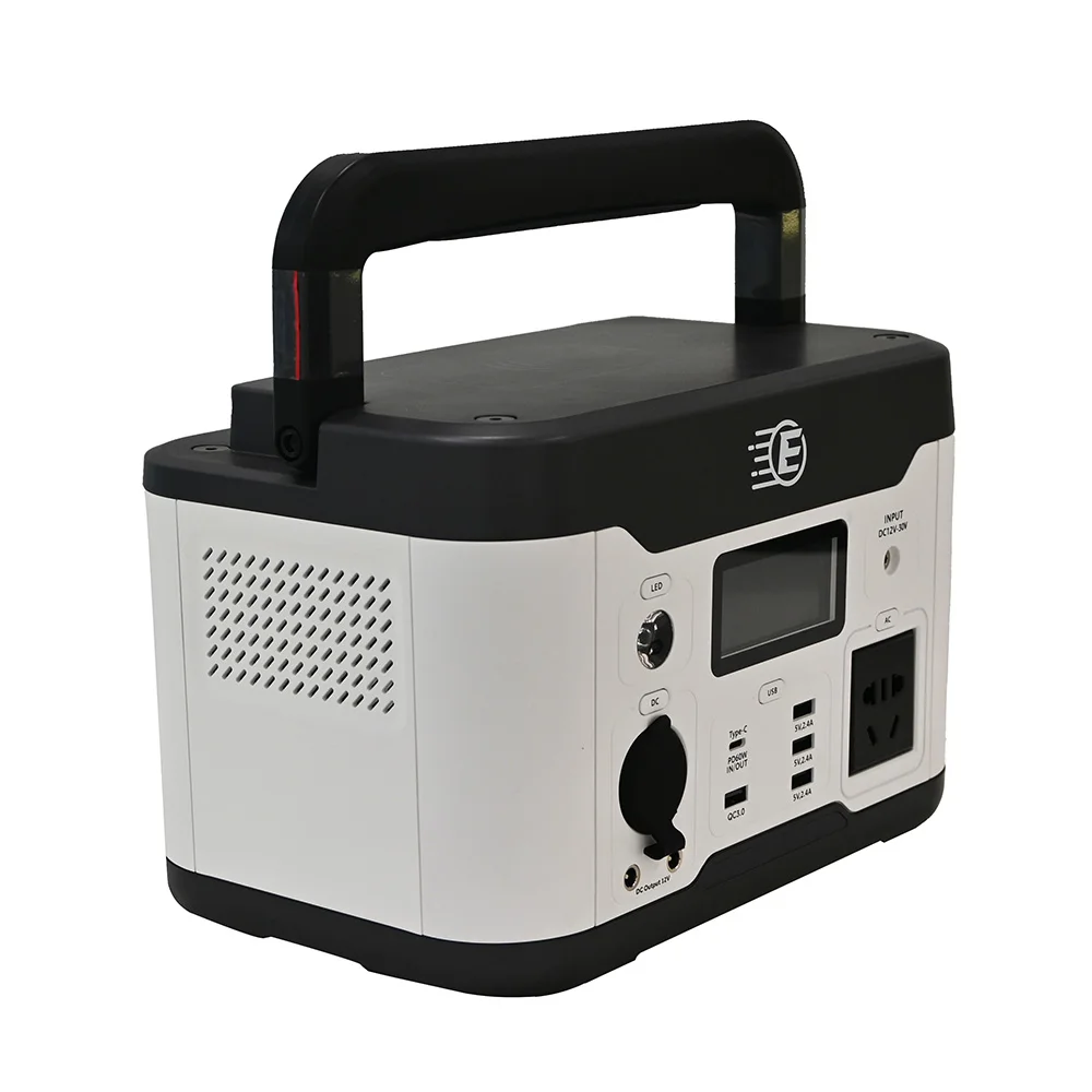 E-TECK HS2-DS500  Hot Sale Solar Generator Portable Power Station 500/600W 515/569WH
