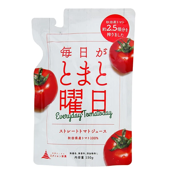 100% свежевыжимаемый томатный сок без добавок Япония