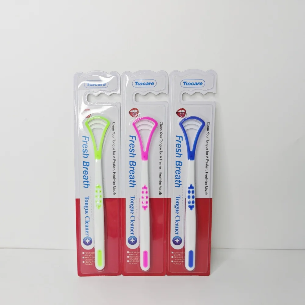 Eco-Friendly Silicone Tongue Scrubber Original From Guangdong Effective Bad Breath Solution-Too Care Plastic Tongue Coating