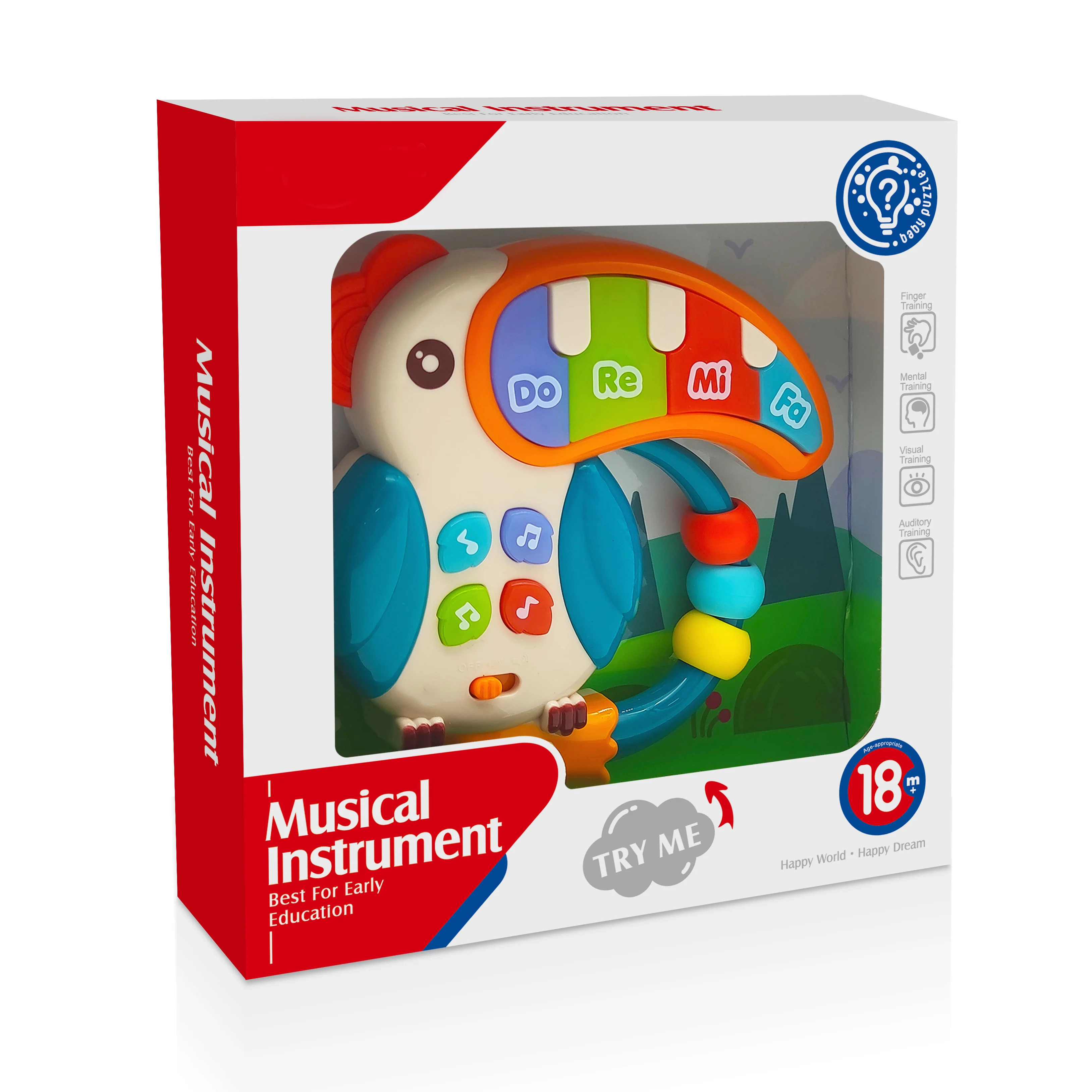 cartoon parrot animals musical instruments mini organ piano with light kids toy keyboard