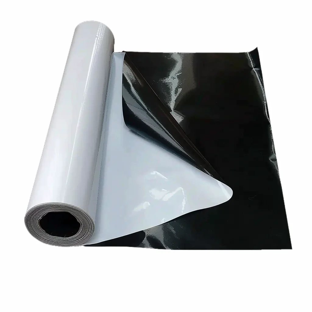 Customized 6 mil 10 mil 12 mil blackout poly panda film black and white film sheeting