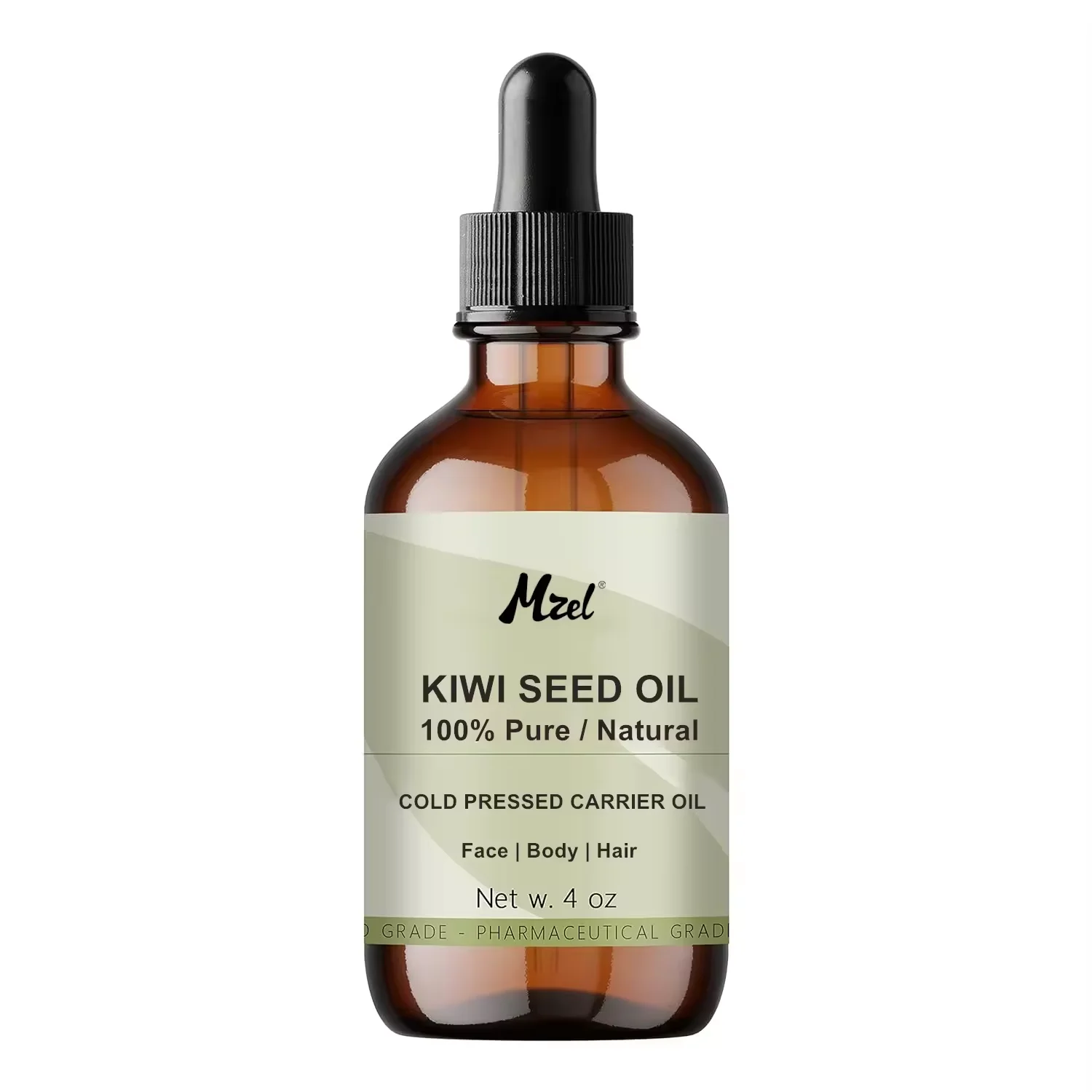 Private Label 100% Pure Natural Undiluted Virgin Cold Pressed Carrier Kiwi Seed Oil for Face, Skin, Body, Hair, Nail Care