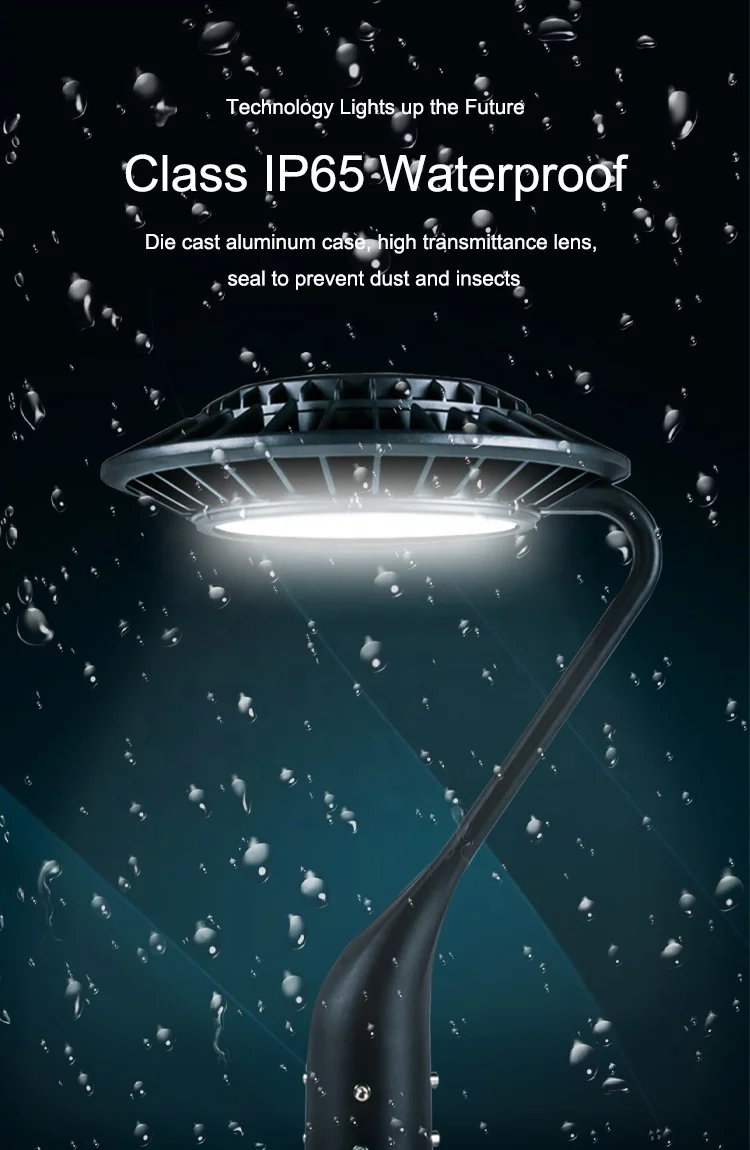 AC120-277V 30w garden lamp lantern lighting Dimmable led bollard garden light